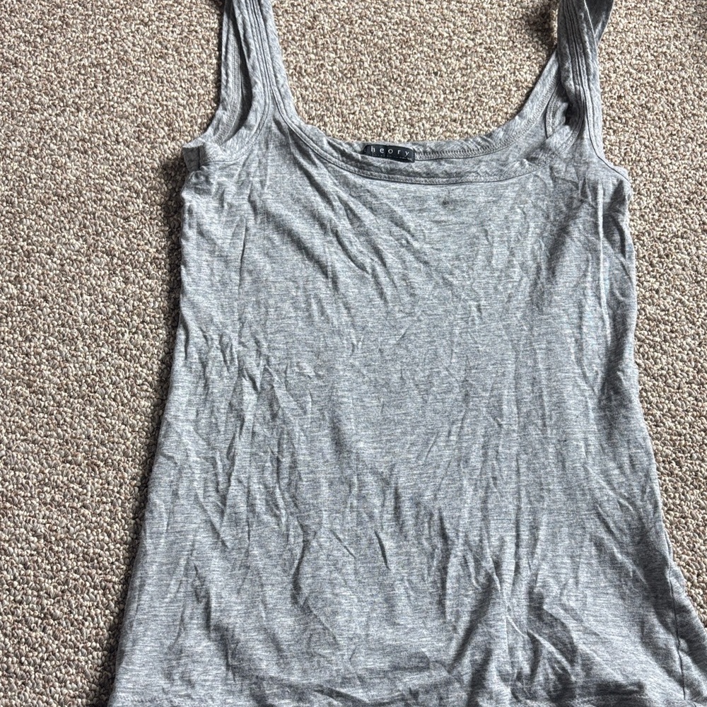 Theory Heather Gray Women's Tank Top